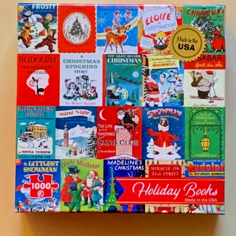 Holiday Books Jigsaw Puzzle 1000 Piece Christmas